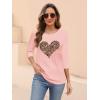 imageZeagoo Womens Casual 34 Sleeve TShirts Round Neck Cute Tunic Tops Basic Tees Blouses Business Work Tee TopPinkax49