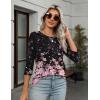 imageZeagoo Womens Casual 34 Sleeve TShirts Round Neck Cute Tunic Tops Basic Tees Blouses Business Work Tee TopSf31