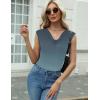 imageZeagoo Tank Top for Women Trendy Going Out Tops Sleeveless Shirts Ruched Business Casual Basic Tunic TopsBlue Gradient