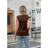 imageZeagoo Tank Top for Women Trendy Going Out Tops Sleeveless Shirts Ruched Business Casual Basic Tunic TopsBrown