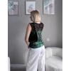 imageZeagoo Tank Top for Women Trendy Going Out Tops Sleeveless Shirts Ruched Business Casual Basic Tunic TopsLeaf Green