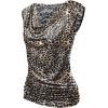 imageZeagoo Tank Top for Women Trendy Going Out Tops Sleeveless Shirts Ruched Business Casual Basic Tunic TopsLeopard Print