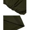 imageZeagoo Tank Top for Women Trendy Going Out Tops Sleeveless Shirts Ruched Business Casual Basic Tunic TopsOlive Green