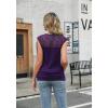 imageZeagoo Tank Top for Women Trendy Going Out Tops Sleeveless Shirts Ruched Business Casual Basic Tunic TopsPurple