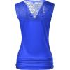 imageZeagoo Tank Top for Women Trendy Going Out Tops Sleeveless Shirts Ruched Business Casual Basic Tunic TopsRoyal Blue
