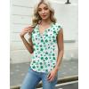 imageZeagoo Tank Top for Women Trendy Going Out Tops Sleeveless Shirts Ruched Business Casual Basic Tunic TopsSt Patricks