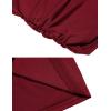 imageZeagoo Tank Top for Women Trendy Going Out Tops Sleeveless Shirts Ruched Business Casual Basic Tunic TopsWine Red