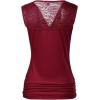 imageZeagoo Tank Top for Women Trendy Going Out Tops Sleeveless Shirts Ruched Business Casual Basic Tunic TopsWine Red
