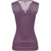 imageZeagoo Tank Top for Women Trendy Going Out Tops Sleeveless Shirts Ruched Business Casual Basic Tunic TopsWineberry