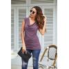 imageZeagoo Tank Top for Women Trendy Going Out Tops Sleeveless Shirts Ruched Business Casual Basic Tunic TopsWineberry