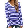 White Blue Striped