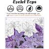imageZeagoo Tank Tops for Women Sleeveless Eyelet Shirts High Neck Cute Summer Top Loose Fit SXXL11floral Purple