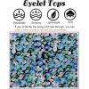 imageZeagoo Tank Tops for Women Sleeveless Eyelet Shirts High Neck Cute Summer Top Loose Fit SXXL14floral Blue