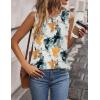 imageZeagoo Tank Tops for Women Sleeveless Eyelet Shirts High Neck Cute Summer Top Loose Fit SXXL15tie Dye Yellow