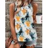 imageZeagoo Tank Tops for Women Sleeveless Eyelet Shirts High Neck Cute Summer Top Loose Fit SXXL15tie Dye Yellow
