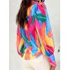 imageZeagoo Womens Shirts Button Down Printed Lantern Long Sleeve Blouse Fashion Casual Tops 2025A B1 Multicolor