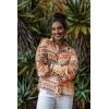 imageZeagoo Womens Shirts Button Down Printed Lantern Long Sleeve Blouse Fashion Casual Tops 2025B Phoenix Sand