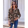 imageZeagoo Button Down Shirts for Women Dressy Floral Printed Long Sleeve Blouse Business Casual Work TopsJh308