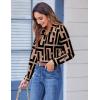 imageZeagoo Button Down Shirts for Women Dressy Floral Printed Long Sleeve Blouse Business Casual Work TopsJh308