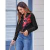 imageZeagoo Button Down Shirts for Women Dressy Floral Printed Long Sleeve Blouse Business Casual Work TopsPattern Black