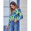 imageZeagoo Button Down Shirts for Women Dressy Floral Printed Long Sleeve Blouse Business Casual Work TopsWf32