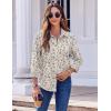 imageZeagoo Button Down Shirts for Women Dressy Floral Printed Long Sleeve Blouse Business Casual Work TopsXh216