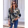imageZeagoo Button Down Shirts for Women Dressy Floral Printed Long Sleeve Blouse Business Casual Work TopsZr220