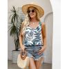 imageZeagoo Womens Summer Tank Tops 2025 Pleated Square Neck Loose Fit Casual Flowy Tunic Sleeveless ShirtsSp25