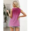 imageZeagoo Womens Summer Tank Tops 2025 Pleated Square Neck Loose Fit Casual Flowy Tunic Sleeveless ShirtsXh370