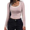 Pink White Stripe