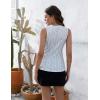 imageZeagoo Womens High Neck Tank Top 2025 Summer Casual Ribbed Knit Slim Fitted Basic Textured Sleeveless ShirtsAfloral Black
