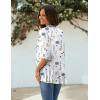 imageZeagoo Womens Open Front Cardigan 34 Sleeve Draped Ruffles Soft Knit Sweaters S3XLBlue Flower