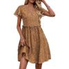 Printed Brown