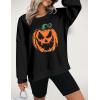 imageZeagoo Women Crewneck Sweatshirts Pullover Tops Long Sleeve Shirts Loose Fit Tops Casual Fall Outfits Y2K Clothes 2024Black02