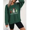 imageZeagoo Women Crewneck Sweatshirts Pullover Tops Long Sleeve Shirts Loose Fit Tops Casual Fall Outfits Y2K Clothes 2024Green01