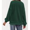 imageZeagoo Women Crewneck Sweatshirts Pullover Tops Long Sleeve Shirts Loose Fit Tops Casual Fall Outfits Y2K Clothes 2024Green01