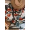 imageZeagoo Womens Cozy Fleece Jacket Western Aztec Print Button Down Coat with Pockets Casual Warm Outwear 2024Apricot