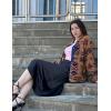 imageZeagoo Womens Cozy Fleece Jacket Western Aztec Print Button Down Coat with Pockets Casual Warm Outwear 2024Brown