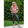 imageZeagoo Womens Cozy Fleece Jacket Western Aztec Print Button Down Coat with Pockets Casual Warm Outwear 2024Dark Pink