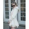imageZeagoo Womens Fashion Faux Fur Lapel DoubleBreasted Thick Wool Trench Coat Winter Warm Jacket S2XLNewbeige