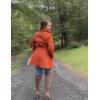 imageZeagoo Womens Fashion Faux Fur Lapel DoubleBreasted Thick Wool Trench Coat Winter Warm Jacket S2XLZcaramel Colour