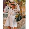 imageZeagoo Womens Fashion Faux Fur Lapel DoubleBreasted Thick Wool Trench Coat Winter Warm Jacket S2XLZcracker Khaki