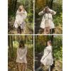imageZeagoo Womens Fashion Faux Fur Lapel DoubleBreasted Thick Wool Trench Coat Winter Warm Jacket S2XLZcracker Khaki