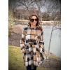 imageZeagoo Womens Fashion Faux Fur Lapel DoubleBreasted Thick Wool Trench Coat Winter Warm Jacket S2XLZplaid03