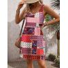 imageZeagoo Womens Summer Dress 2025 Loose V Neck Sleeveless Sundresses Swimsuit Coverup with Pockets Floral Tank DressesBohemianprinted2