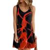 Black Red-printed