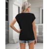 imageZeagoo Womens Cap Sleeve Sweaters Vest Crew Neck Knit Sweater Tops 2025 Casual Summer Sleeveless T ShirtBlack