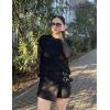 imageZeagoo Womens Cap Sleeve Sweaters Vest Crew Neck Knit Sweater Tops 2025 Casual Summer Sleeveless T ShirtBlack