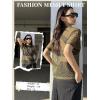 imageZeagoo Womens Mesh T Shirts Short Sleeve Casual Tops Hollow Out Pullover Shirts Crewneck Sexy Fishnet Crop Tee SXXLDark Green