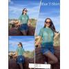 imageZeagoo Womens Mesh T Shirts Short Sleeve Casual Tops Hollow Out Pullover Shirts Crewneck Sexy Fishnet Crop Tee SXXLMint Green